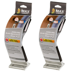 Duck Brand Max Strength Hands-Free Arm-Operated Door Pulls, Pack Of 2 Door Pulls