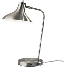 Load image into Gallery viewer, Adesso Simplee Cleo Desk Lamp, 19inH, Brushed Steel